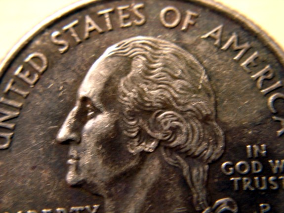 2003-P-Alabama-State-Quarter,-Blackened-Finish